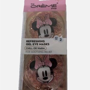 The Crème Shop Disney Minnie Mouse Refreshing Gel Eye Masks Reusable NWT